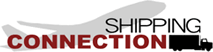 Shipping Connection Logistics Network Logo